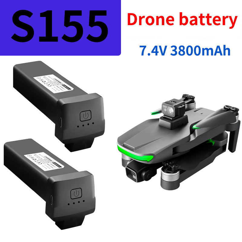 Drone Battery Li-Ion - S155 ProMax Drone Batterij 7.4V 3800mAh