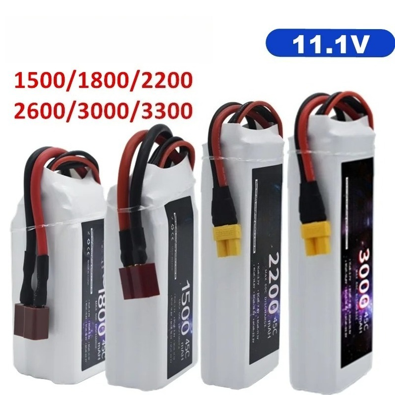 Drone Battery Li-Ion - LiPo Batterij 3S 1500mAh 1800mAh 2200mAh