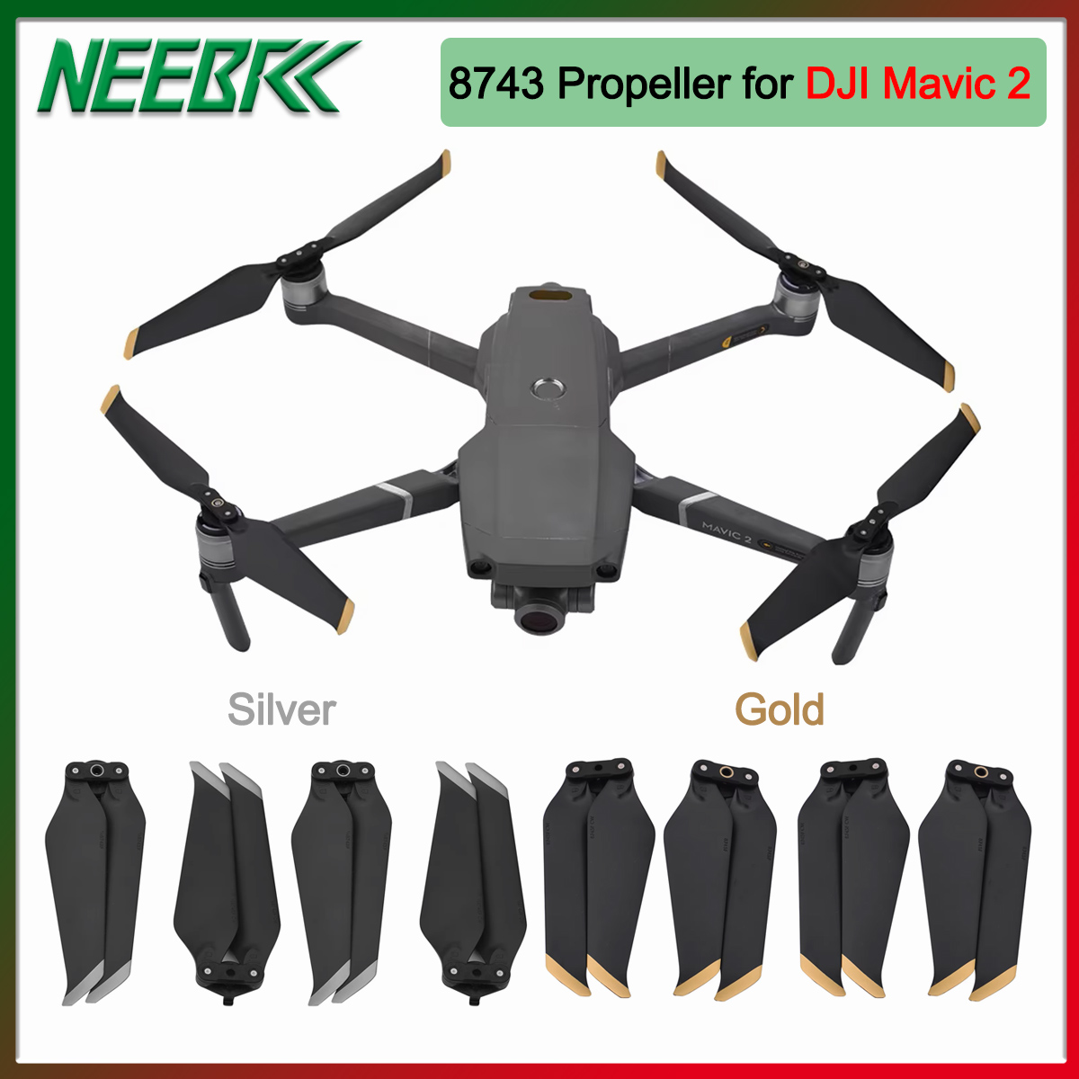 Drone Battery Smart - 4/8 STUKS 8743 Propeller Geluidsarme Props