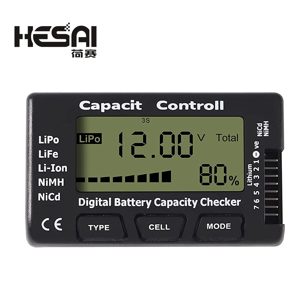 Drone Battery Alarm - RC Cellmeter8 Cellmeter7 Digitale batterijcapaciteitscontrole LiPo