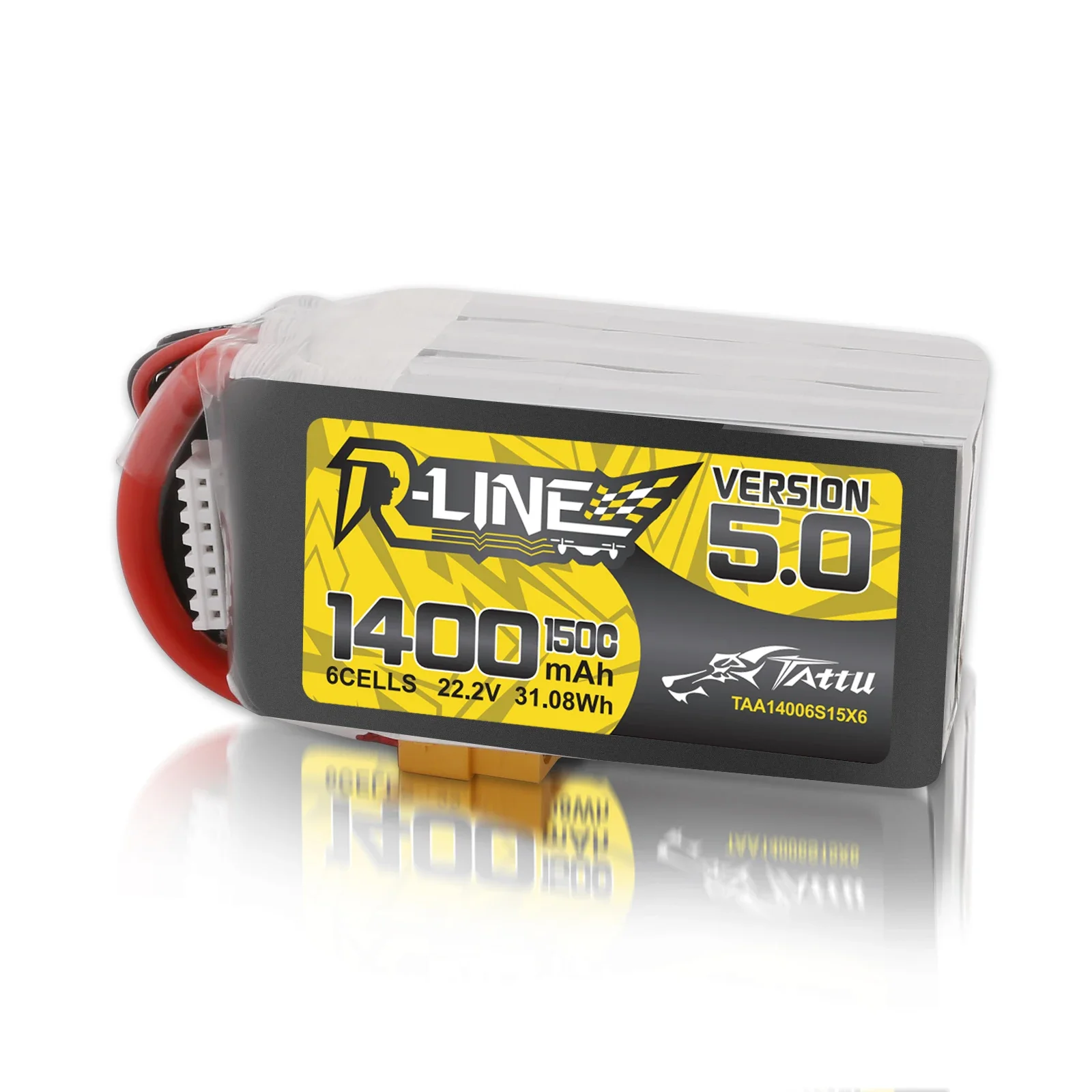 Drone Battery 6S - Tattu R-Line 1200mAh 1400mAh 6S Lipo-batterij