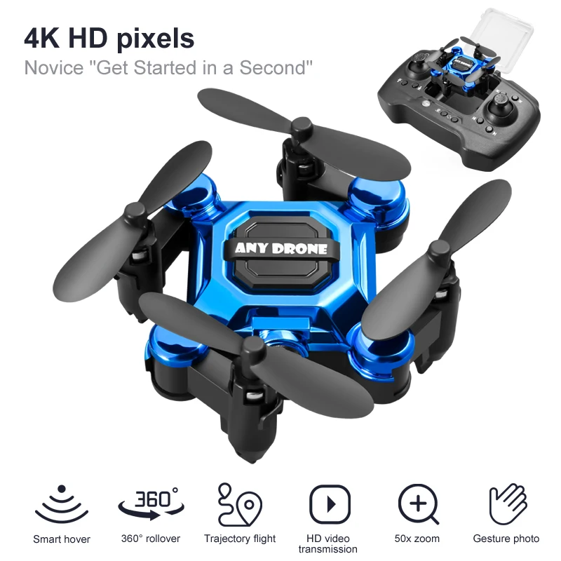 Drone Battery Smart - 4K Camera HD RC Drone Vouw