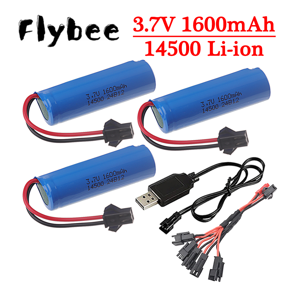 Drone Battery Li-Ion - Originele 3.7v 14500 1600mAh Lipo batterij