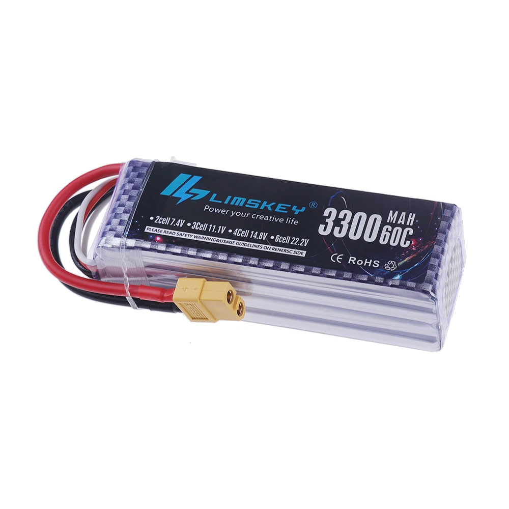 4S LiPo Batterij 14.8V 3300mAh - Drone Battery 4S recensie en prijs