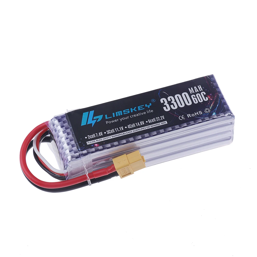 4S LiPo Batterij 14.8V 3300mAh - Drone Battery 4S recensie en prijs
