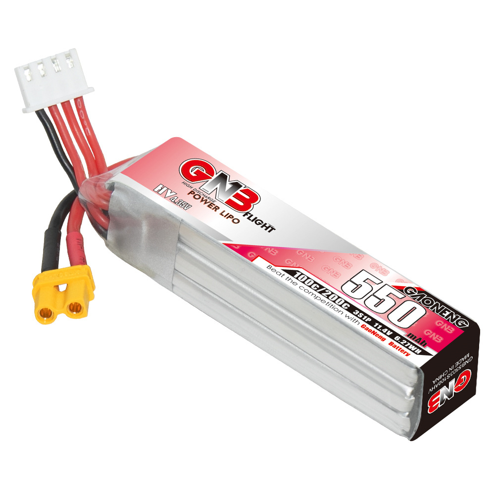 GNB HV 11.4V 550mAh 100C/200C  - Drone Battery Lipo recensie en prijs