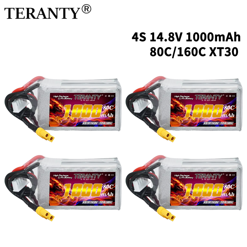 TERANTY 4S 1000mAh 14.8V 80C/1 - Drone Battery Lipo recensie en prijs