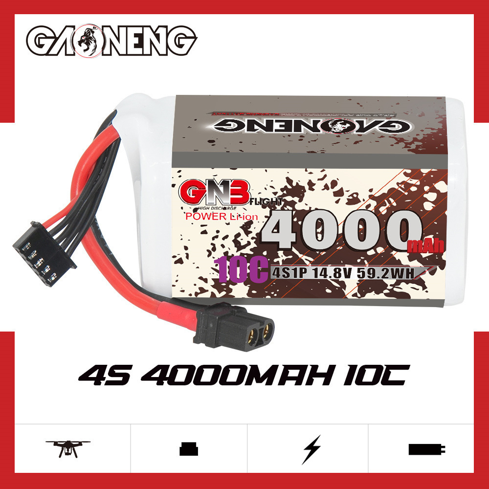 GNB 4000mAh 4S 14.8V 10C 20C M - Drone Battery Li-Ion recensie en prijs