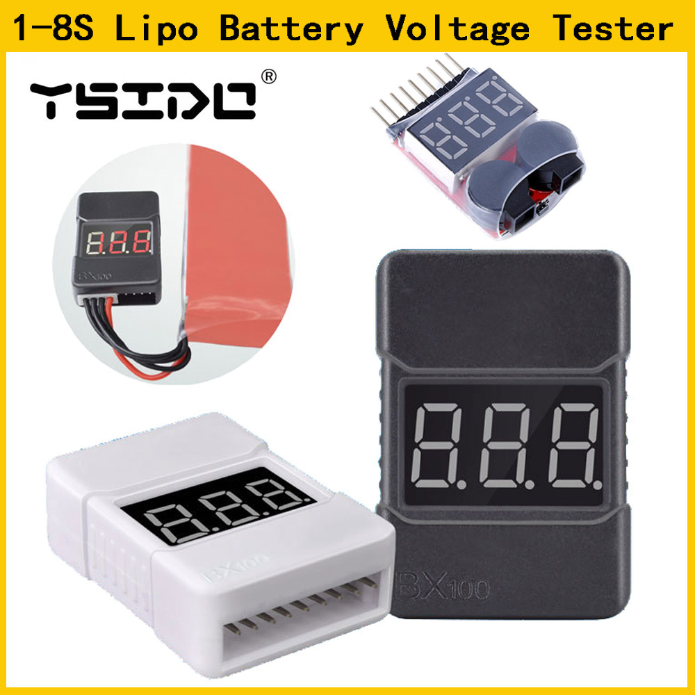 1-8S Lipo Batterijspanningstes - Drone Battery Voltage Checker recensie en prijs