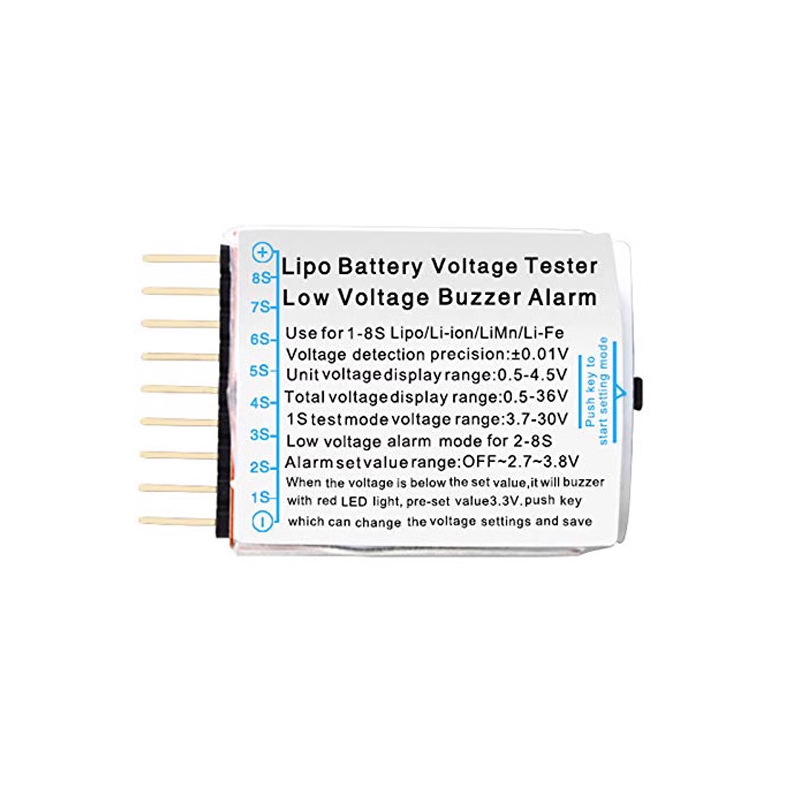 Rc Auto Cel Checker Bb Ring Li - Drone Battery Voltage Checker recensie en prijs
