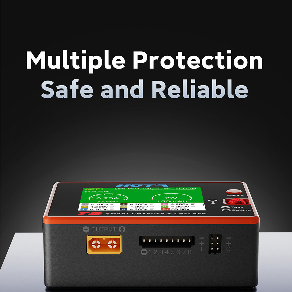 HOTA T8 Smart Balance Charger  - Drone Battery Smart recensie en prijs