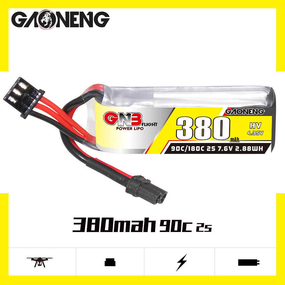 GNB 2S 7.6V 380mAh 90C/180C Li - Drone Battery Lipo recensie en prijs