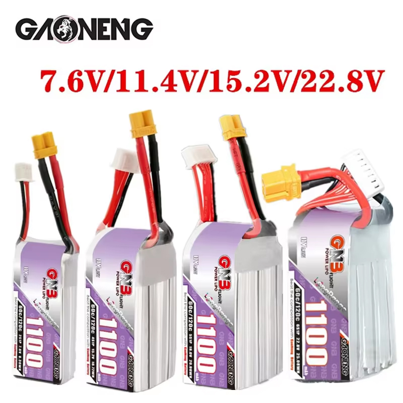 GNB 1100mAh 2S 3S 4S 6S 60C/12 - Drone Battery 6S recensie en prijs