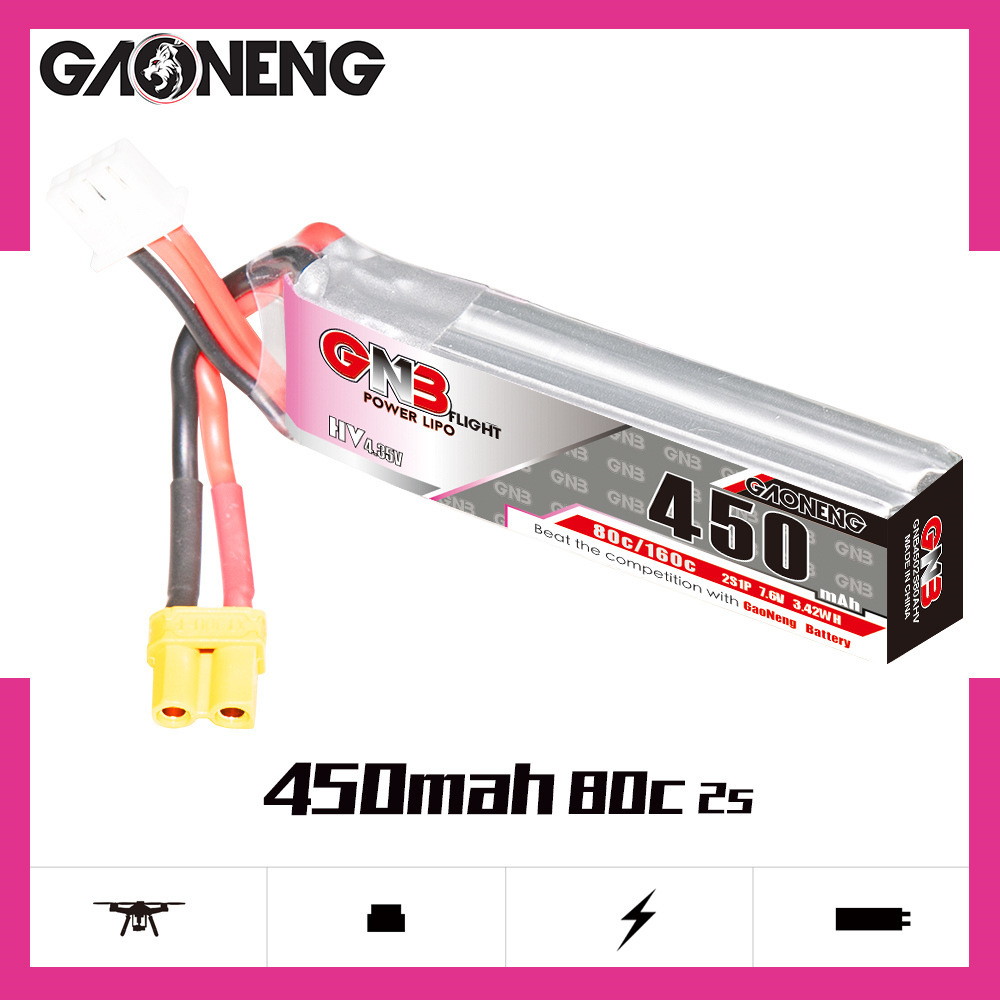 GNB LiPo Batterij HV 2S 7.6V 4 - Drone Battery Lipo recensie en prijs