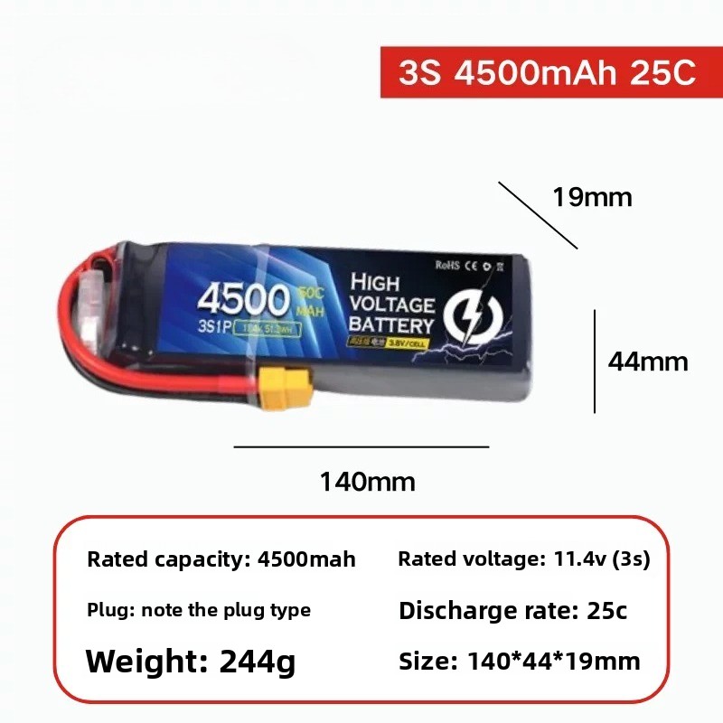 Voor DUPU 6s 2500mAh lithiumba - Drone Battery High Voltage recensie en prijs