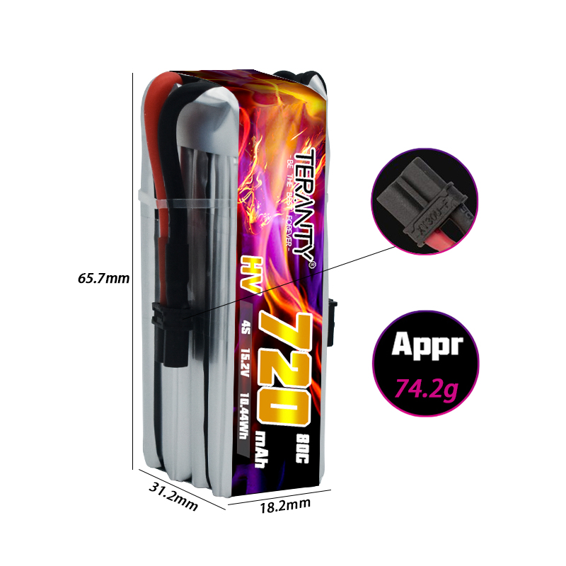 TERANTY 720mAh 4S 15.2V HV Lip - Drone Battery 4S recensie en prijs