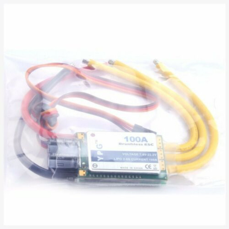 YPG 100A ESC 2 ~ 6S SBEC borst - Drone Battery 6S recensie en prijs