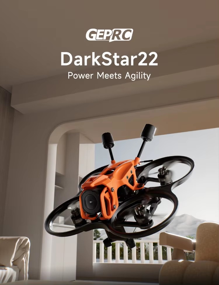Nieuwe GEPRC DarkStar22 O4 Pro - Drone Battery 4S recensie en prijs